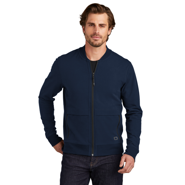 OGIO® Outstretch Cotton/Spandex Knit Men's Full-Zip