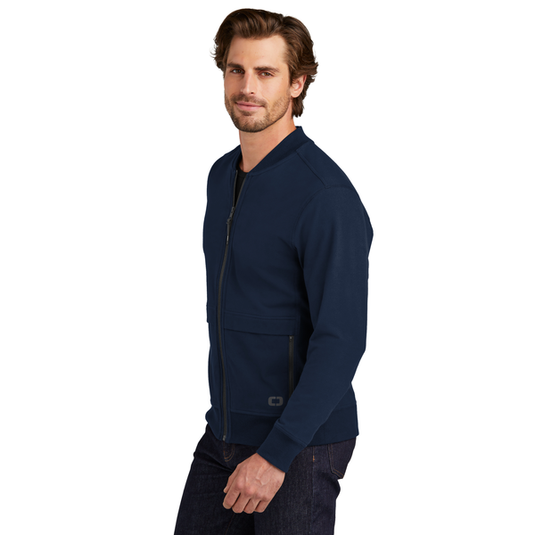 OGIO® Outstretch Cotton/Spandex Knit Men's Full-Zip