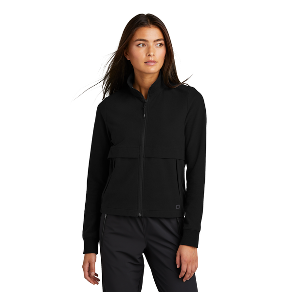 OGIO® Outstretch Cotton/Spandex Knit Ladies' Full-Zip