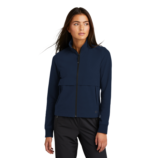 OGIO® Outstretch Cotton/Spandex Knit Ladies' Full-Zip