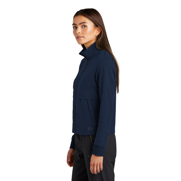 OGIO® Outstretch Cotton/Spandex Knit Ladies' Full-Zip
