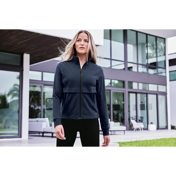 OGIO® Outstretch Cotton/Spandex Knit Ladies' Full-Zip