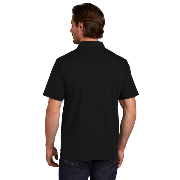 OGIO® Extend Poly/Cotton Knit Short Sleeve Men's Button-Up