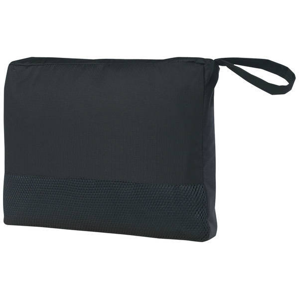 Polyester Travel Blanket w/ Zippered Carrying Bag, 47" x 60"