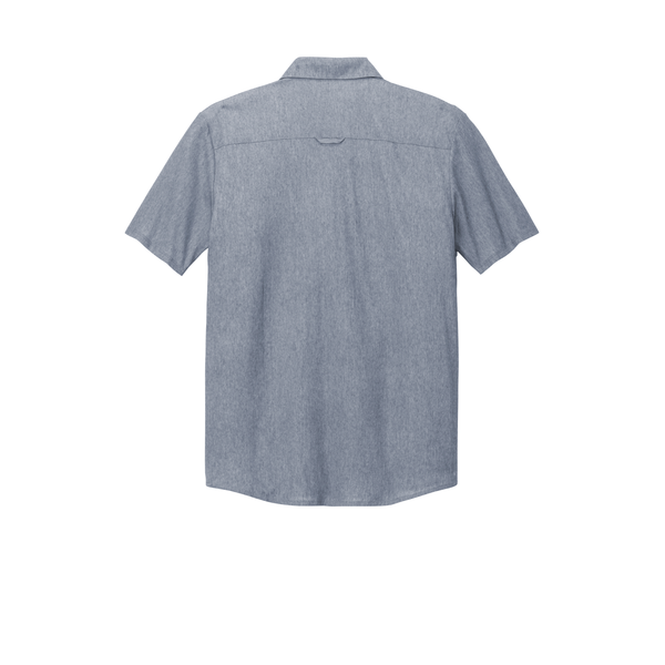 OGIO® Extend Poly/Cotton Knit Short Sleeve Men's Button-Up