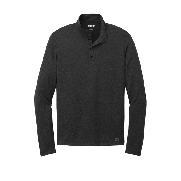 OGIO® Command Poly/Merino Wool Men's 1/4 Snap