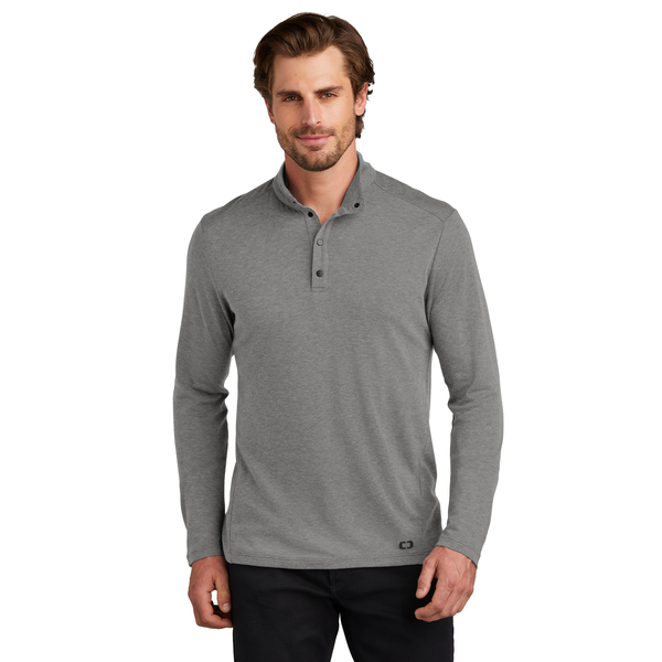 OGIO® Command Poly/Merino Wool Men's 1/4 Snap