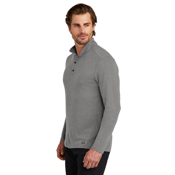 OGIO® Command Poly/Merino Wool Men's 1/4 Snap