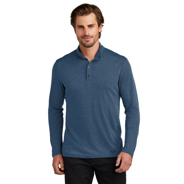 OGIO® Command Poly/Merino Wool Men's 1/4 Snap