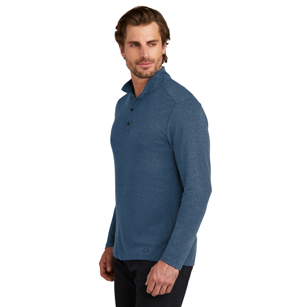 OGIO® Command Poly/Merino Wool Men's 1/4 Snap
