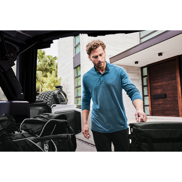 OGIO® Command Poly/Merino Wool Men's 1/4 Snap