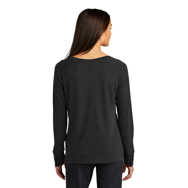 OGIO® Command Poly/Merino Wool Long Sleeve Scoop Neck Ladies' Tee