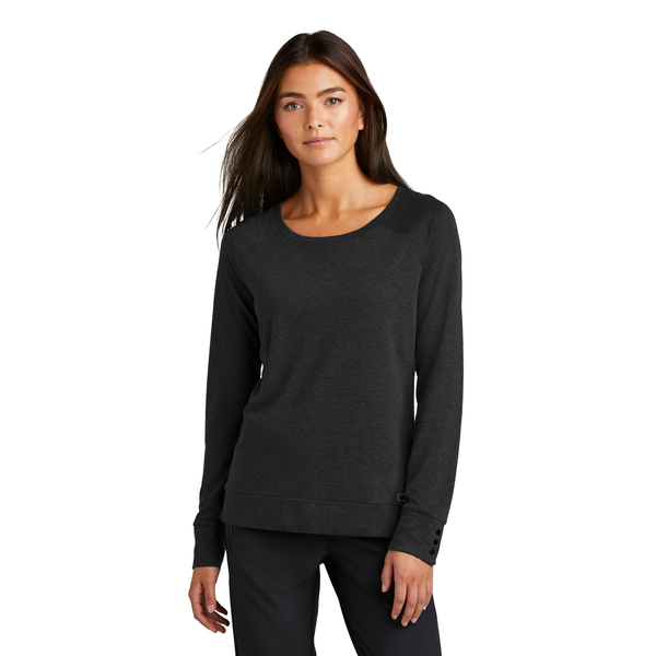 OGIO® Command Poly/Merino Wool Long Sleeve Scoop Neck Ladies' Tee