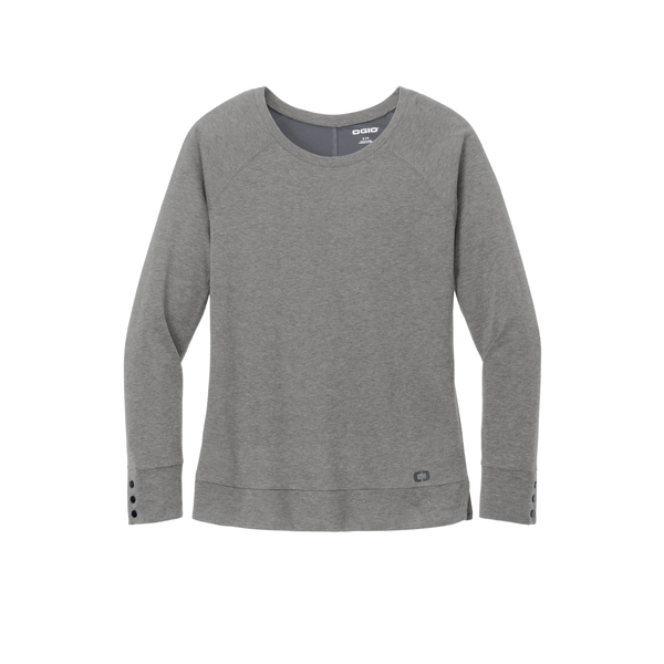 OGIO® Command Poly/Merino Wool Long Sleeve Scoop Neck Ladies' Tee