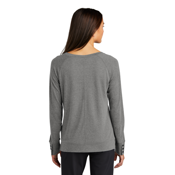 OGIO® Command Poly/Merino Wool Long Sleeve Scoop Neck Ladies' Tee