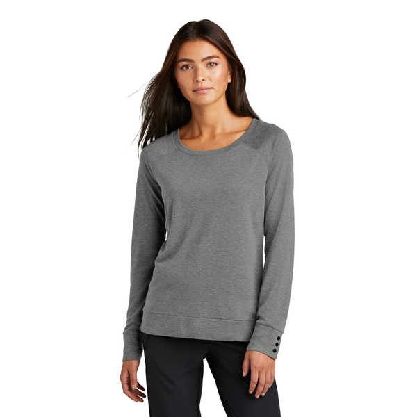 OGIO® Command Poly/Merino Wool Long Sleeve Scoop Neck Ladies' Tee