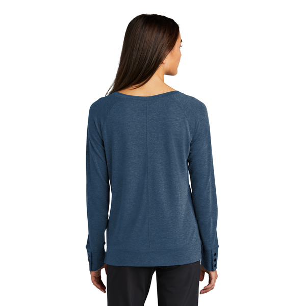 OGIO® Command Poly/Merino Wool Long Sleeve Scoop Neck Ladies' Tee