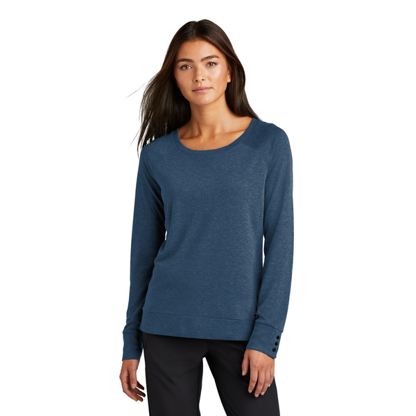 OGIO® Command Poly/Merino Wool Long Sleeve Scoop Neck Ladies' Tee