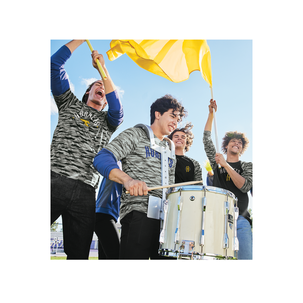 Sport-Tek® Drift Polyester Camo Colorblock Unisex Tee