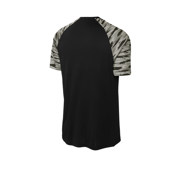 Sport-Tek® Drift Polyester Camo Colorblock Unisex Tee