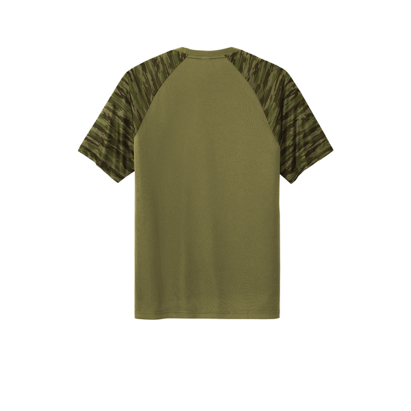 Sport-Tek® Drift Polyester Camo Colorblock Unisex Tee
