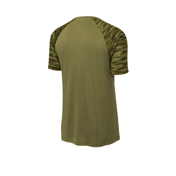 Sport-Tek® Drift Polyester Camo Colorblock Unisex Tee