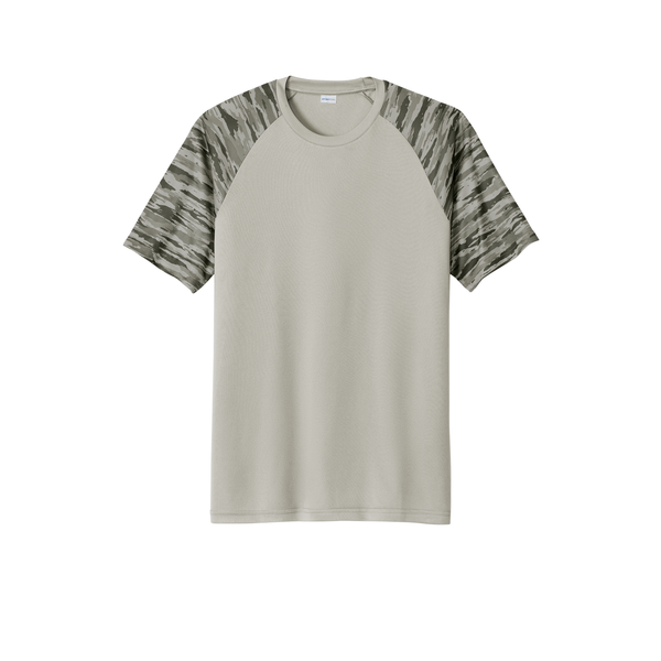 Sport-Tek® Drift Polyester Camo Colorblock Unisex Tee