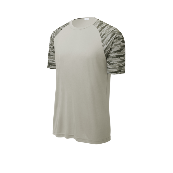 Sport-Tek® Drift Polyester Camo Colorblock Unisex Tee