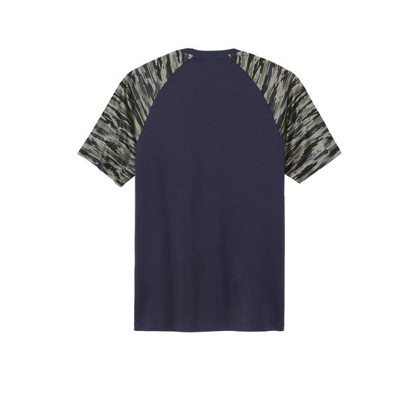 Sport-Tek® Drift Polyester Camo Colorblock Unisex Tee