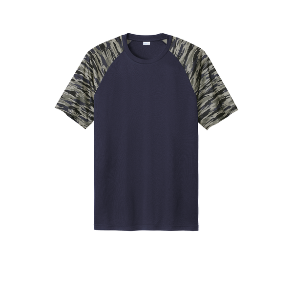 Sport-Tek® Drift Polyester Camo Colorblock Unisex Tee