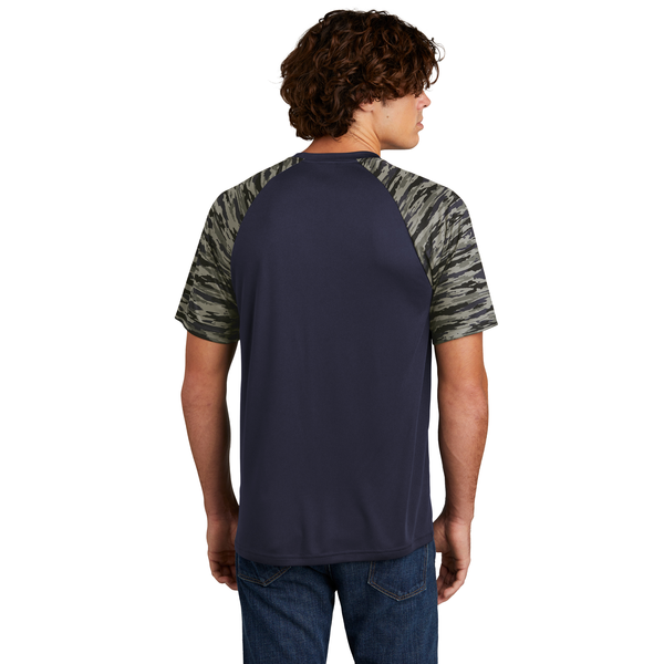 Sport-Tek® Drift Polyester Camo Colorblock Unisex Tee