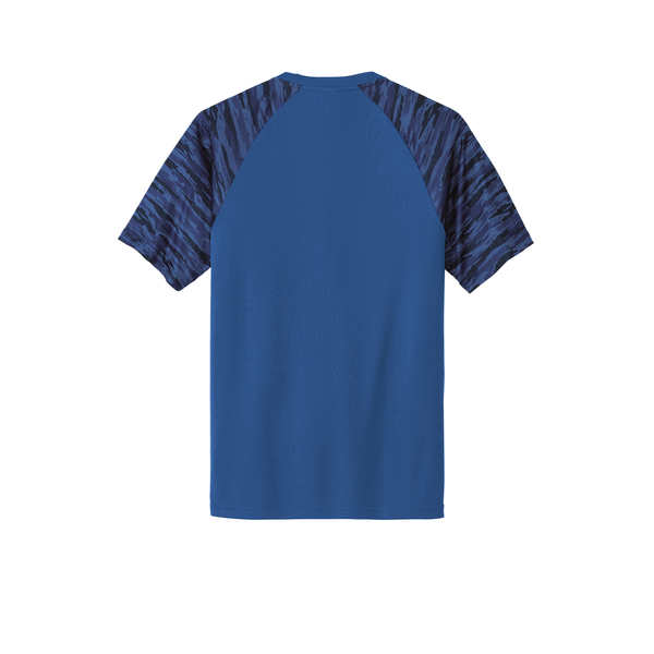 Sport-Tek® Drift Polyester Camo Colorblock Unisex Tee