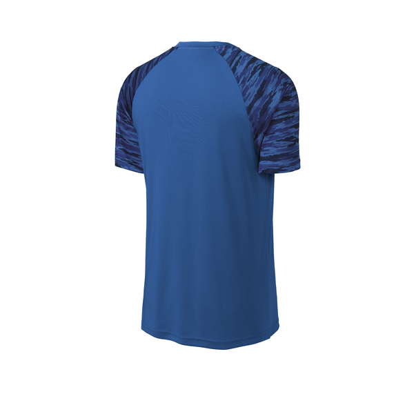 Sport-Tek® Drift Polyester Camo Colorblock Unisex Tee