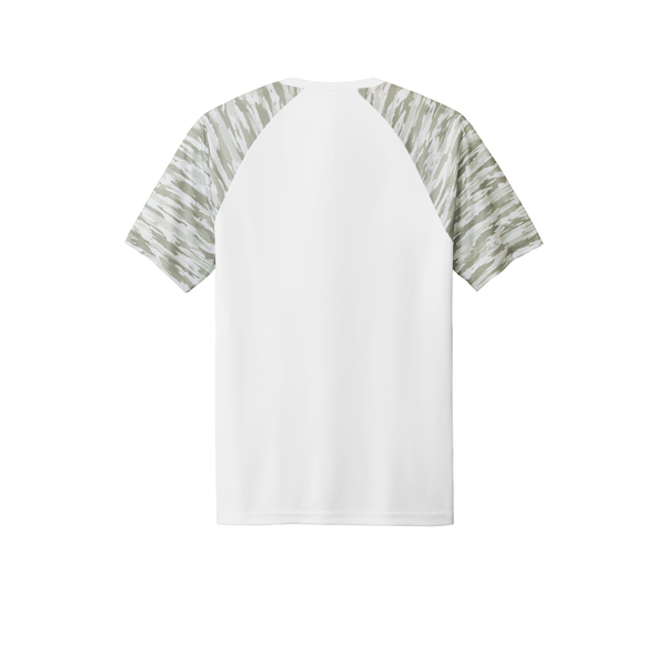 Sport-Tek® Drift Polyester Camo Colorblock Unisex Tee