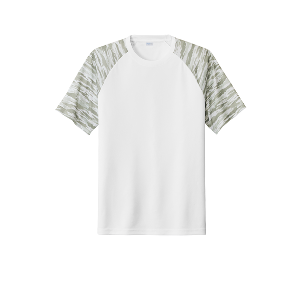 Sport-Tek® Drift Polyester Camo Colorblock Unisex Tee