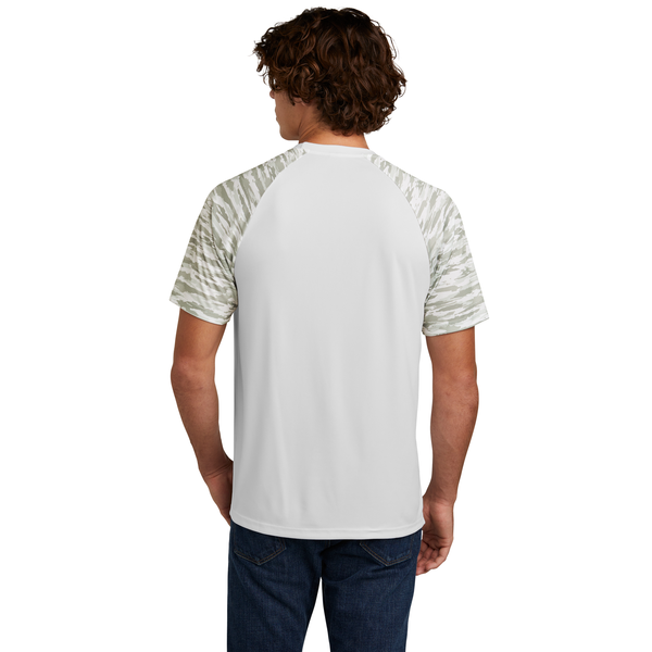 Sport-Tek® Drift Polyester Camo Colorblock Unisex Tee