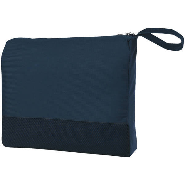 Polyester Travel Blanket w/ Zippered Carrying Bag, 47" x 60"