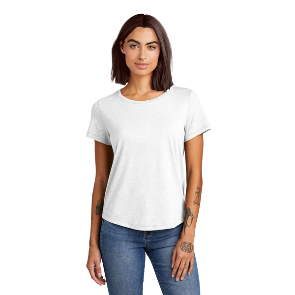 Allmade® Relaxed Tri-Blend Scoop Neck Ladies' Tee