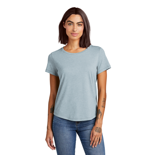 Allmade® Relaxed Tri-Blend Scoop Neck Ladies' Tee
