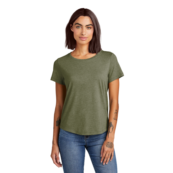 Allmade® Relaxed Tri-Blend Scoop Neck Ladies' Tee