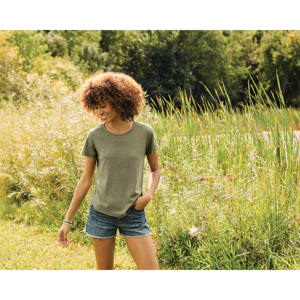 Allmade® Relaxed Tri-Blend Scoop Neck Ladies' Tee