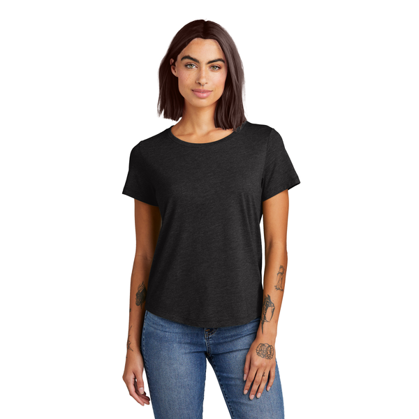 Allmade® Relaxed Tri-Blend Scoop Neck Ladies' Tee