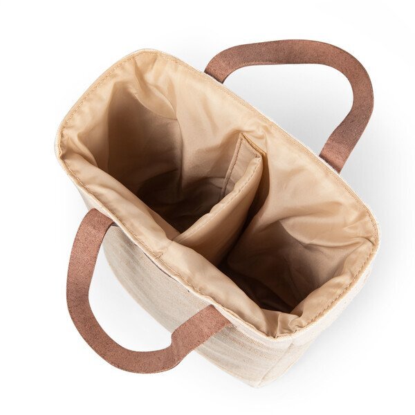 Pinot Jute Two Bottle Insulated Wine Bag
