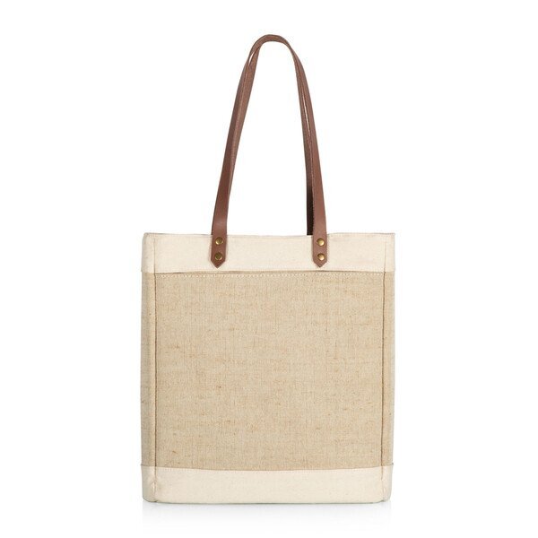 Pinot Jute Three Bottle Insulated Wine Bag