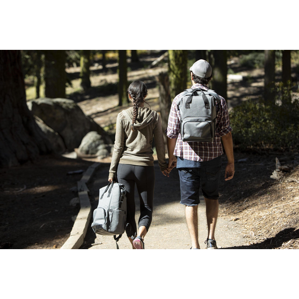 On The Go Roll-Top Polyester Cooler Backpack