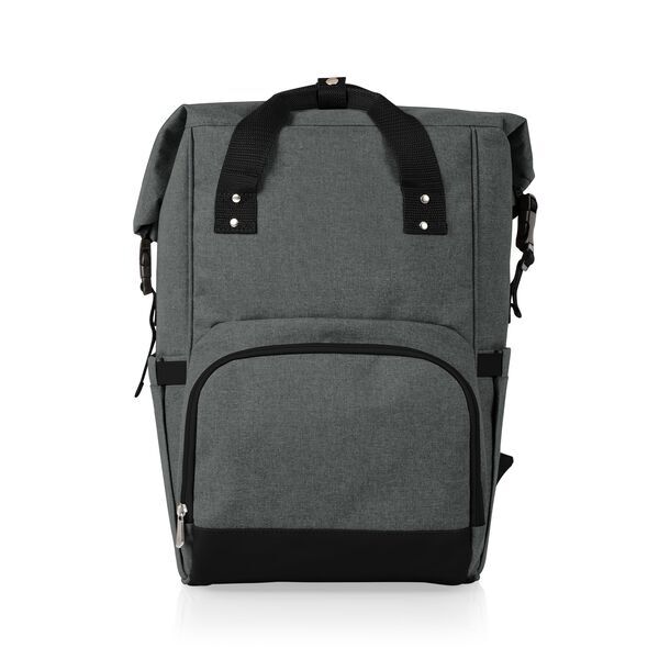 On The Go Roll-Top Polyester Cooler Backpack