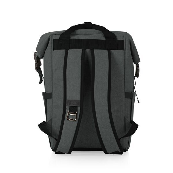 On The Go Roll-Top Polyester Cooler Backpack
