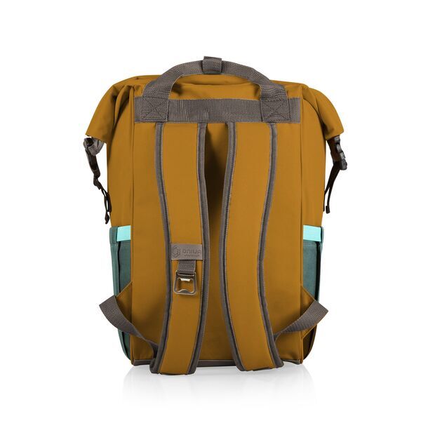 On The Go Roll-Top Polyester Cooler Backpack