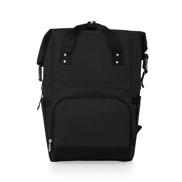 On The Go Roll-Top Polyester Cooler Backpack