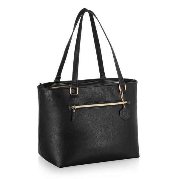 Uptown Vegan Pebble Leatherette Cooler Tote